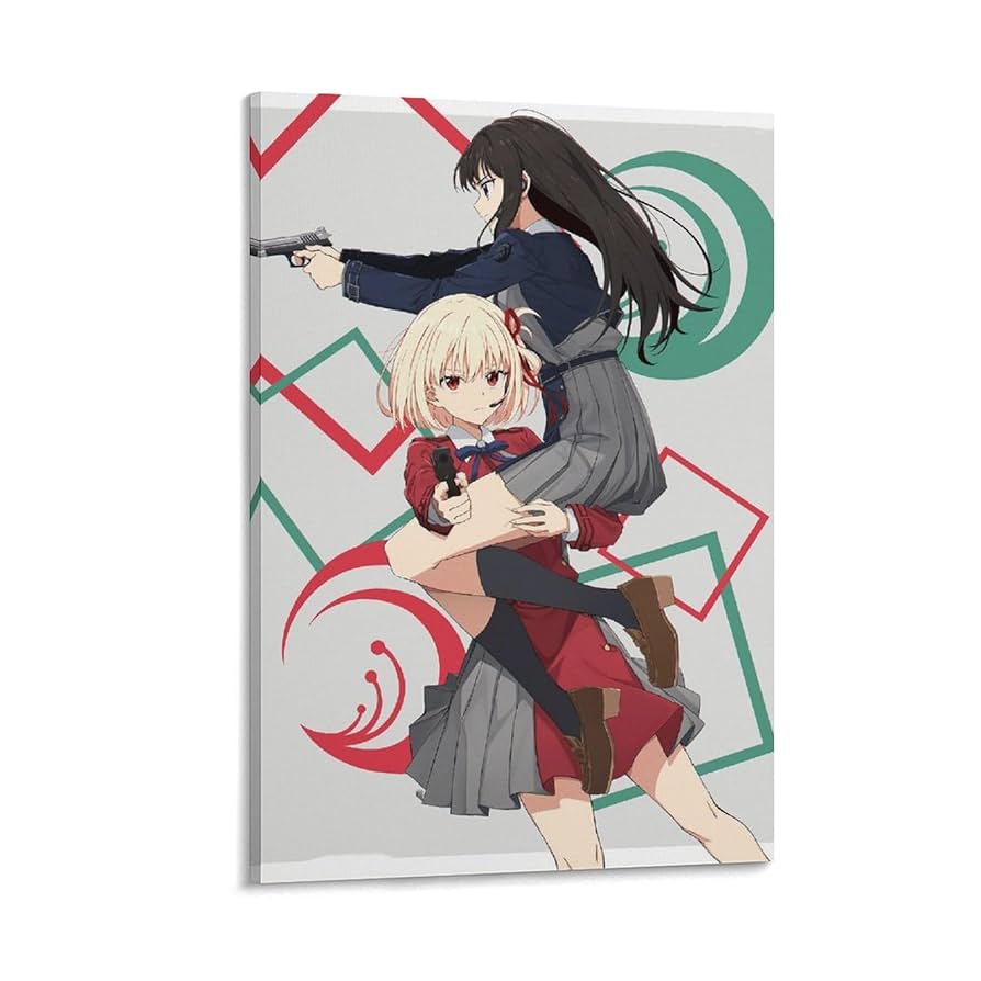 Amazon.co.jp: 絵画 リコリスリコイル ちさたき 井ノ上たきな